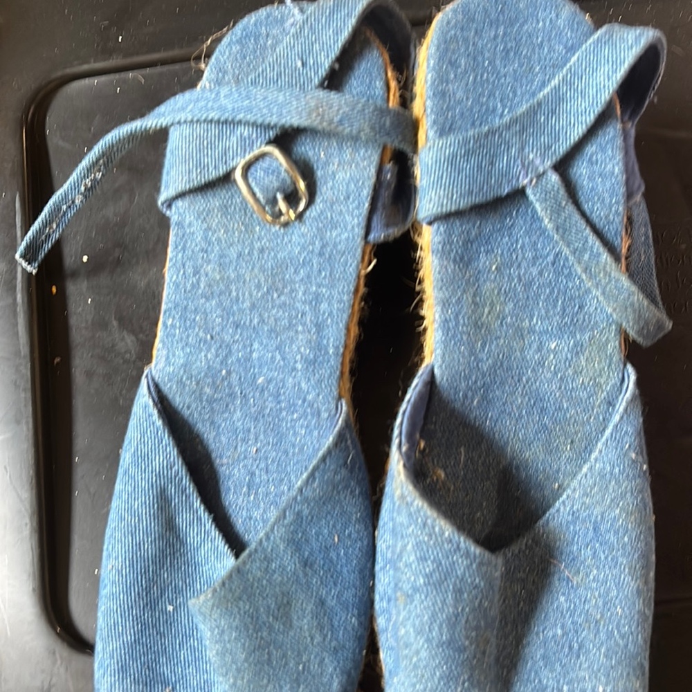 Jean platforn sandles suze 9